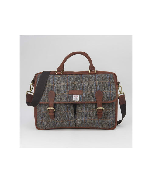 Harris Tweed Briefcase | Bruin