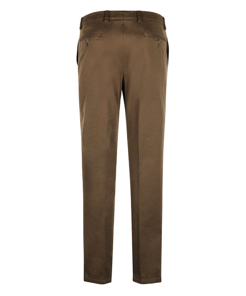 Pantalon Leeds Katoen | Bruin