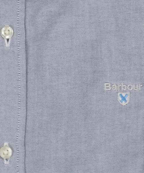 Barbour Shirt Oxtown tailored shirt | Denim Blauw