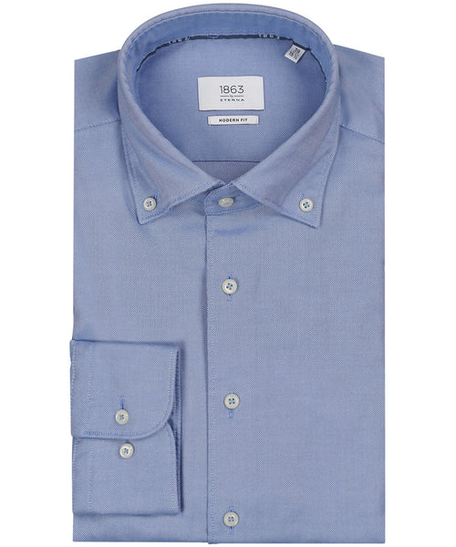 Eterna Shirt Button Down | Blauw