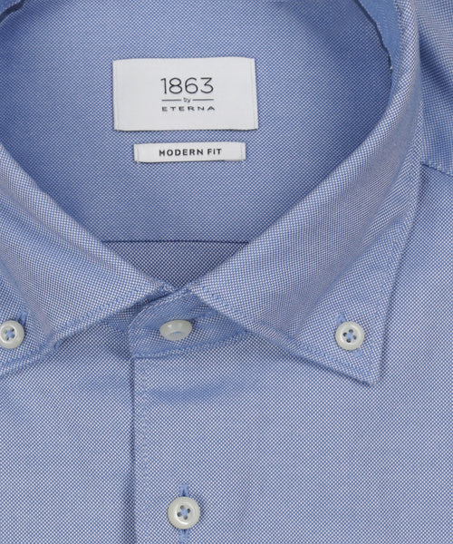 Eterna Shirt Button Down | Blauw