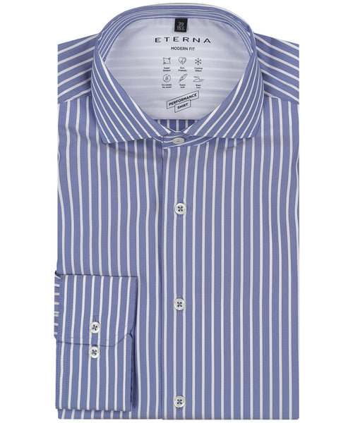 Eterna Shirt Button Down | Blauw