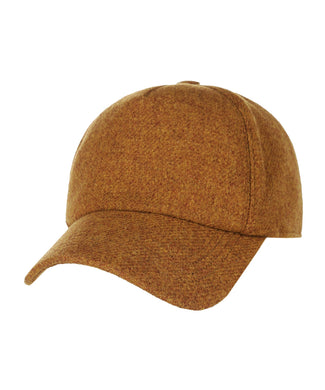 Wigens Tweed Baseball Cap | Geel