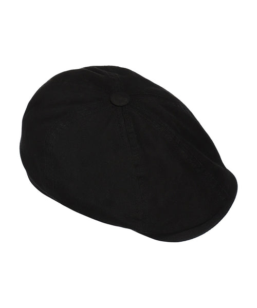 6-Panel Cap Cotton Twill | Zwart