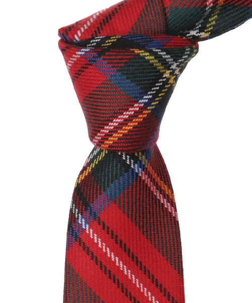 Tie Scottish Plaid | Red