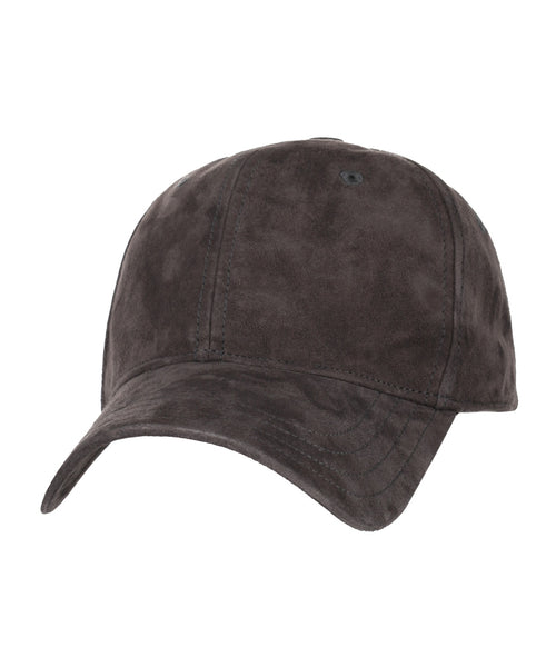 Baseball Cap Goat Suede | Grijs