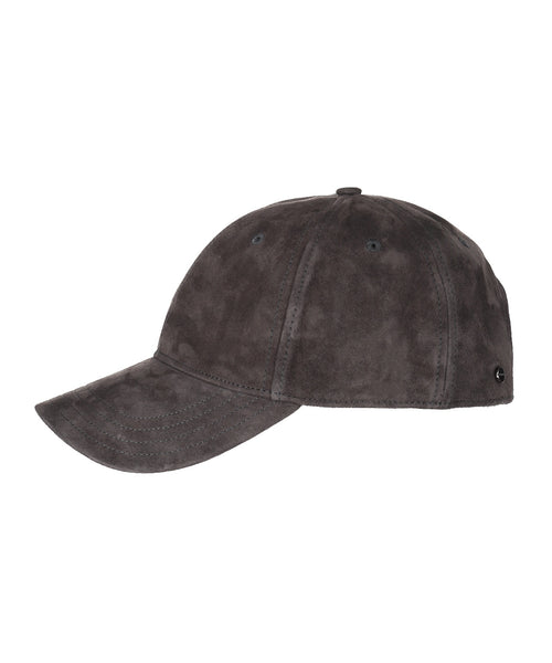 Baseball Cap Goat Suede | Grijs