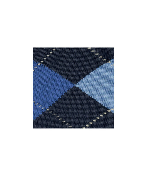 Burlington Edinburgh Heren Sokken | Blauw