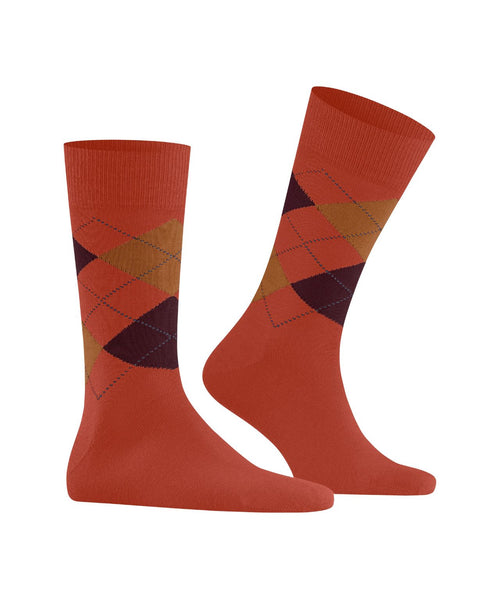 Burlington Edinburgh Men's Socks | Red