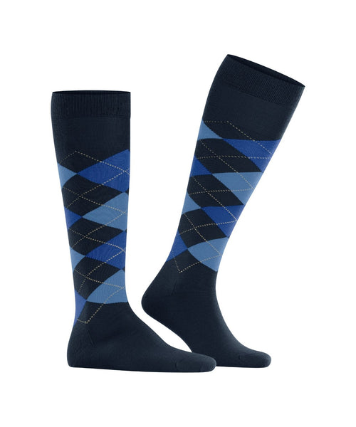 Burlington Edinburgh Heren Kniekousen | Blauw