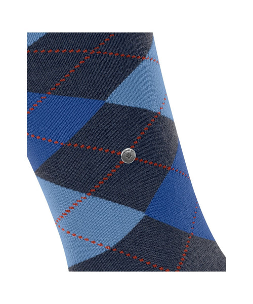 Burlington Edinburgh Heren Kniekousen | Blauw