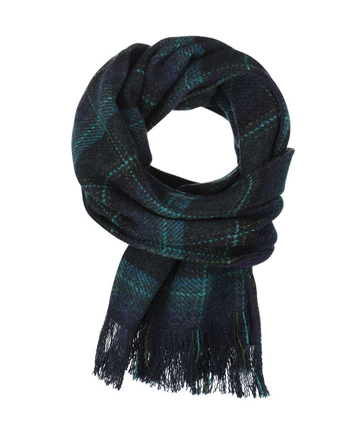 Harris Tweed Scarf | Blauw