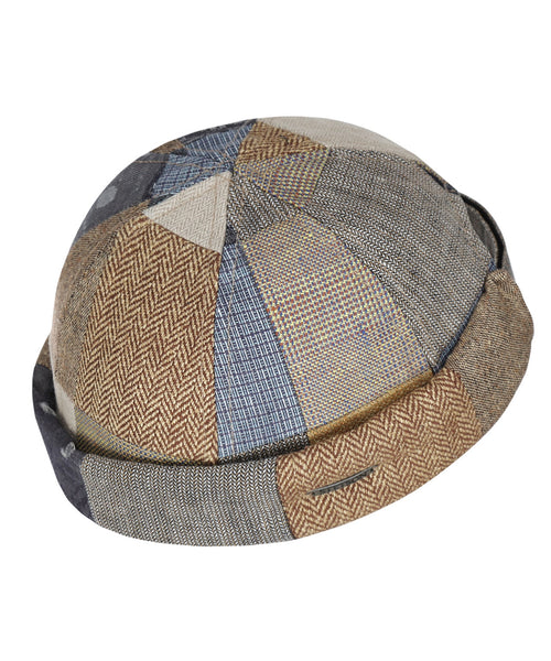 Stetson Docker Patchwork | Blauw Beige