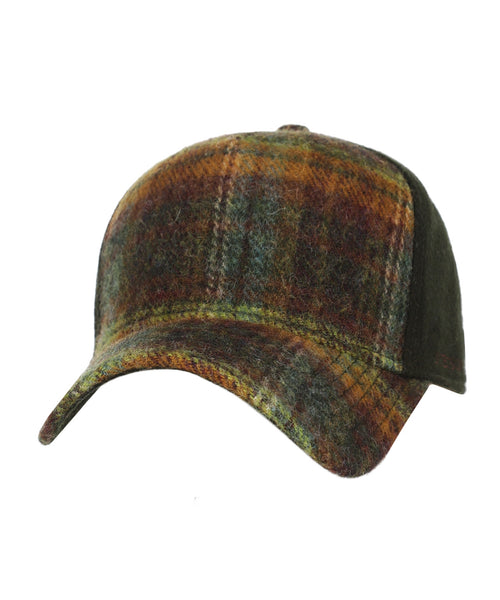 Stetson Trucker Cap Wool Check | Groen