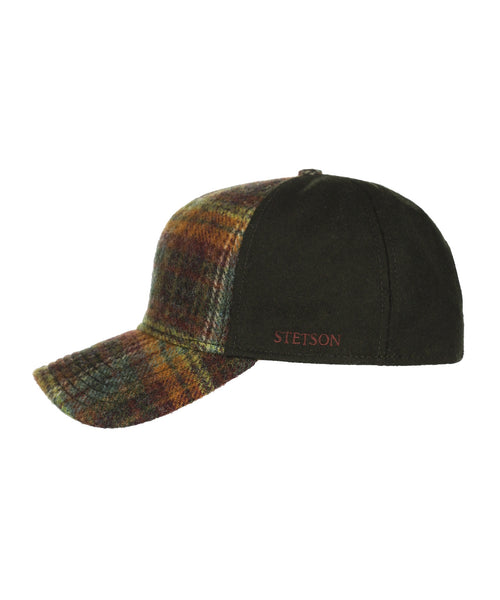 Stetson Trucker Cap Wool Check | Groen