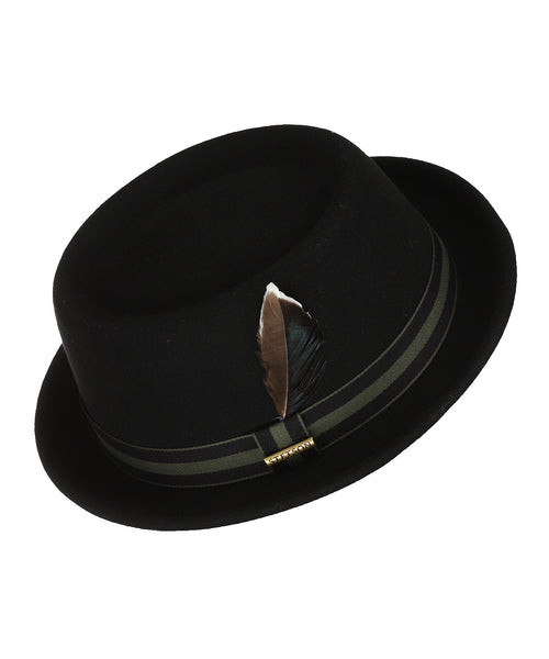 Stetson Pork Pie Woolfelt | Zwart