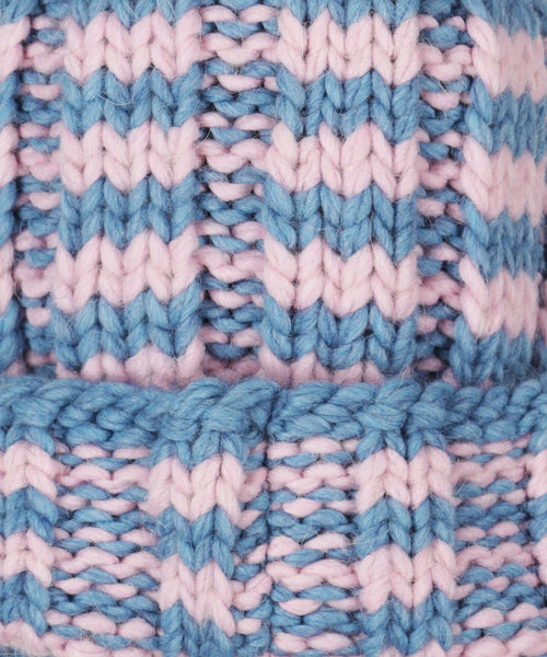 Stetson Beanie Stripes | Blauw