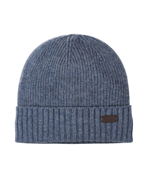 Barbour Carlton Beanie Hat | Denim Blauw