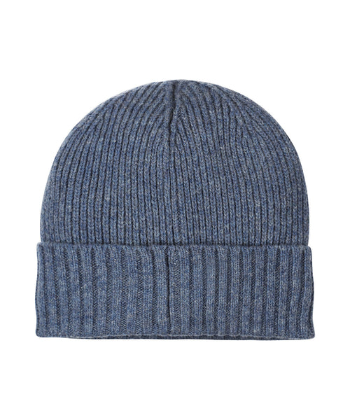 Barbour Carlton Beanie Hat | Denim Blauw