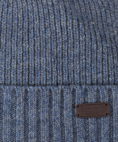 Barbour Carlton Beanie Hat | Denim Blauw