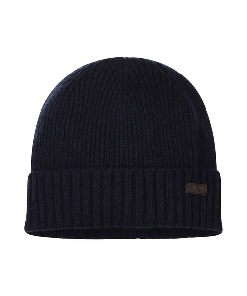 Barbour Carlton Beanie Hat | Navy Blauw