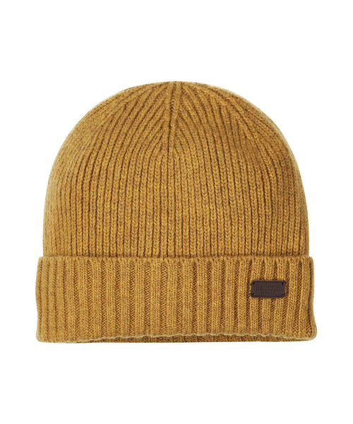 Barbour Carlton Beanie Hat | Geel