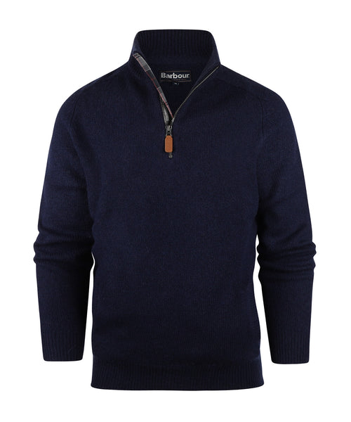 Barbour Talder Half Zip Knitted | Navy Blauw