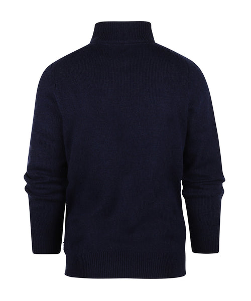 Barbour Talder Half Zip Knitted | Navy Blauw