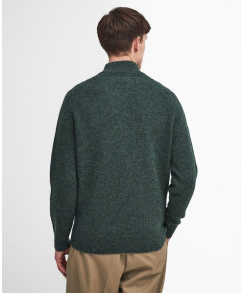Barbour Talder Half Zip Knitted | Green