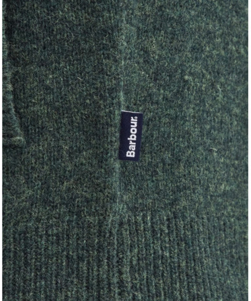 Barbour Talder Half Zip Knitted | Green