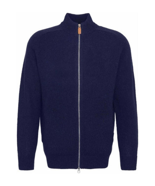 Barbour Talder Zip Through | Navy Blue