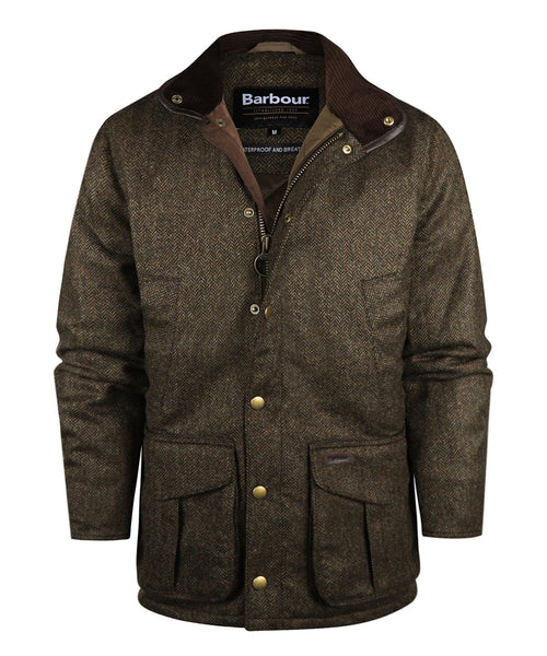 Barbour Hereford Tweed Wool Jacket | Groen