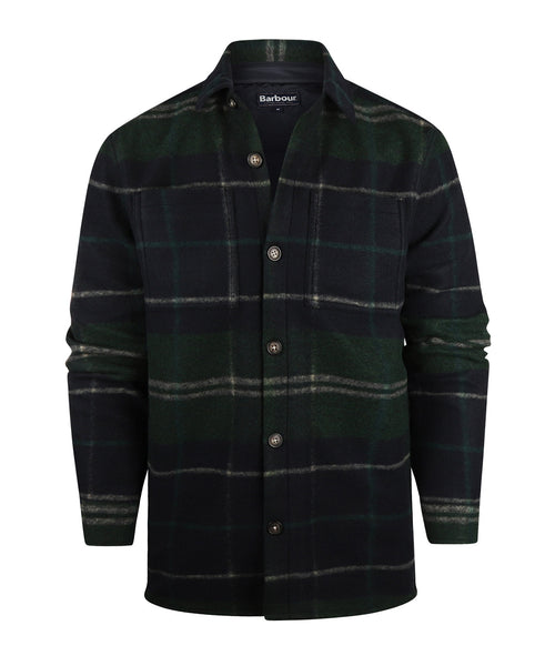 Barbour Chapter Tailored Check Overshirt | Groen