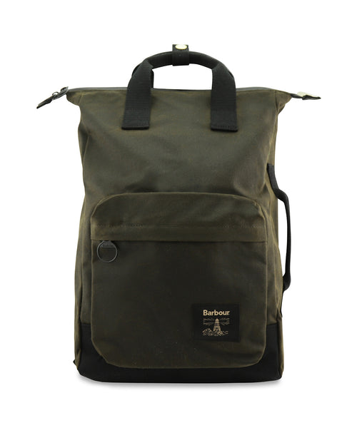 Barbour Field Wax Backpack | Green