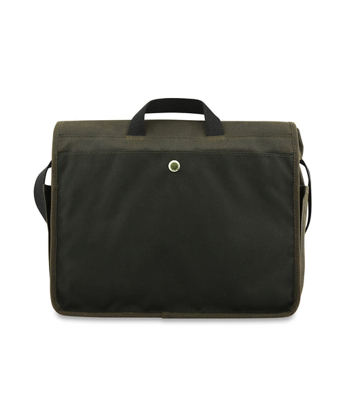 Barbour Field Wax Messenger | Groen