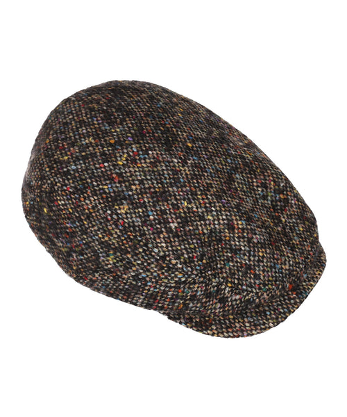 Stetson Driver Cap Wool Donegal | Zwart