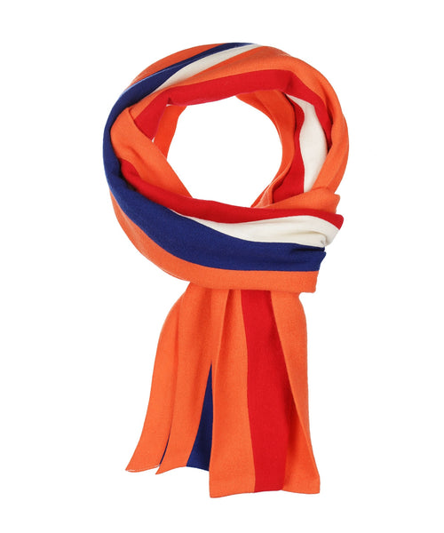 College Scarf 100% Wool | Orange