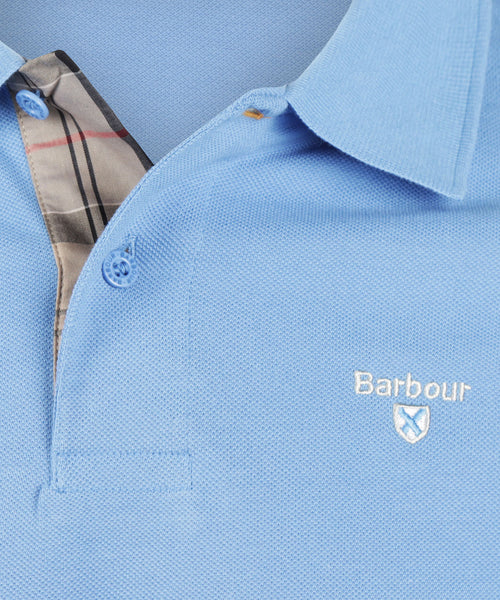 Barbour Tartan Pique Polo | Blauw