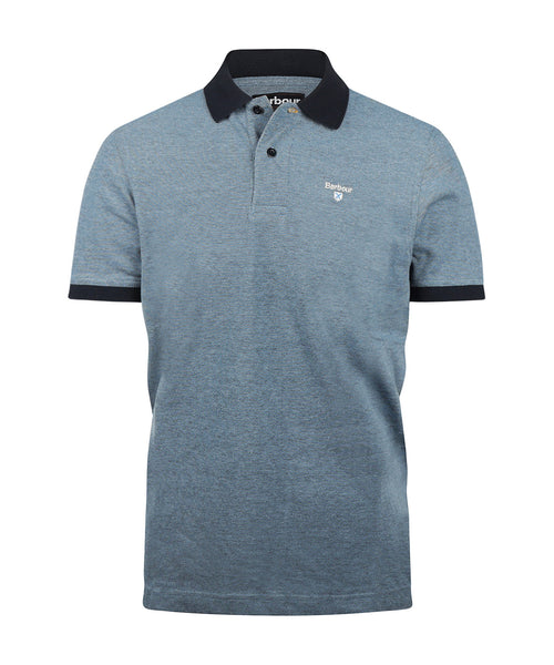 Barbour Polo Essential Sports Mix | Nacht Blauw