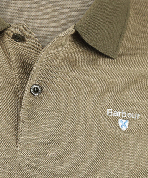 Barbour Polo Essential Sports Mix | Groen