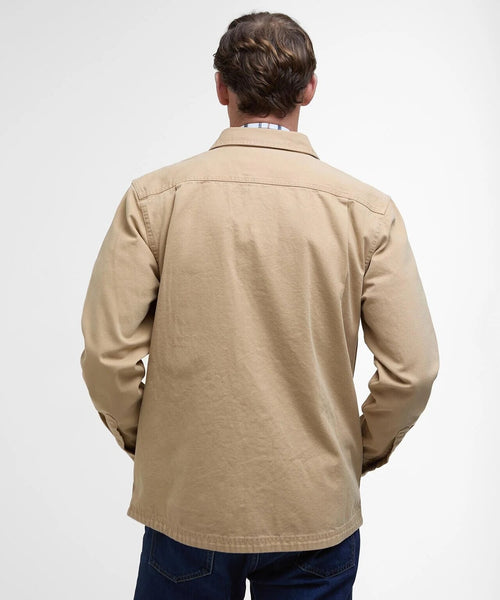 Barbour Lingfield Canvas Overshirt | Beige