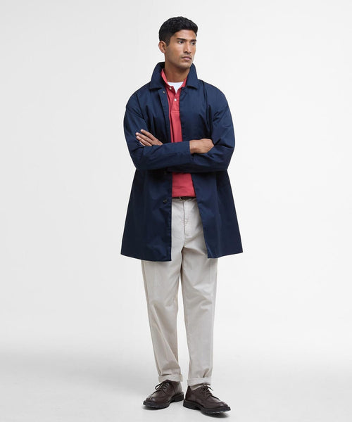 Barbour Rokig Waterproof Jacket | Navy Blauw