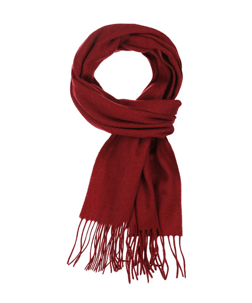 Sjaal 100% Cashmere | Bordeaux Rood