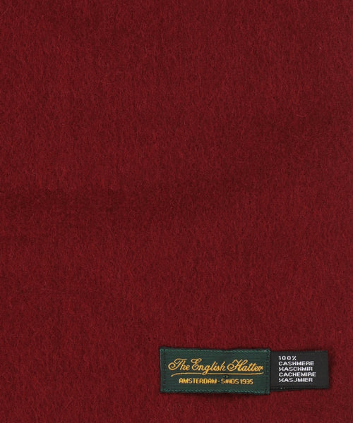 Sjaal 100% Cashmere | Bordeaux Rood