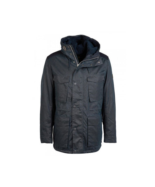 Barbour Nautic Wax Coat | Navy Blauw