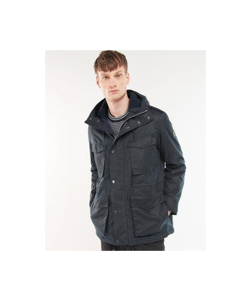 Barbour Nautic Wax Coat | Navy Blauw