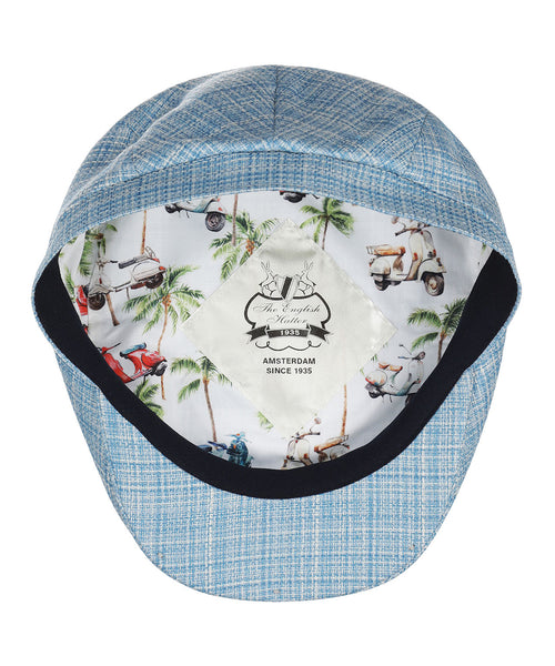 Klassieke Cap 53% Zijde 47% Wol | Blauw