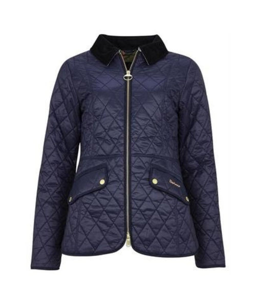 Barbour Haydock Quilt Dames | Navy Blauw