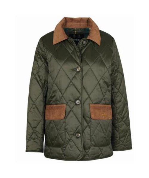 Barbour Bragar Quilt Dames | Olive