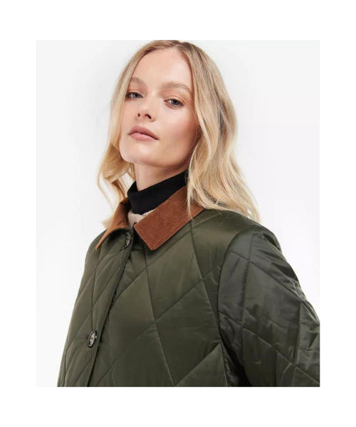 Barbour Bragar Quilt Dames | Olive